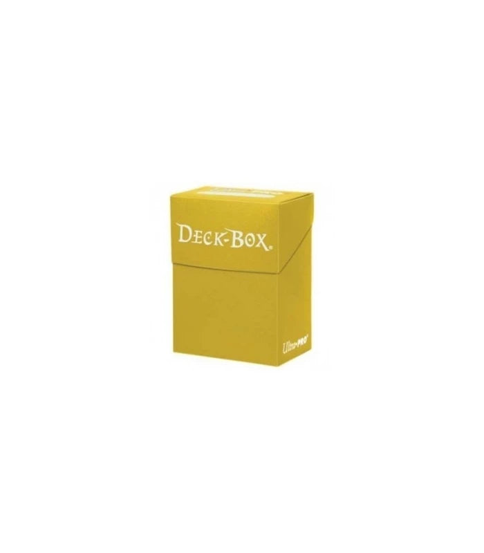 Caja de mazo Deck Box Solid Amarillo Ultra Pro