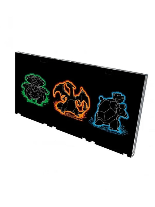 Expositor One-Touch Edge 3-Card Neon Kanto Pokémon Ultra Pro - vista con diseño