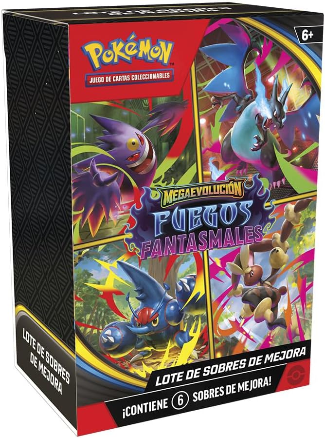 Pokémon TCG – Fuegos Fantasmales – Booster Bundle (6 Sobres) – Español