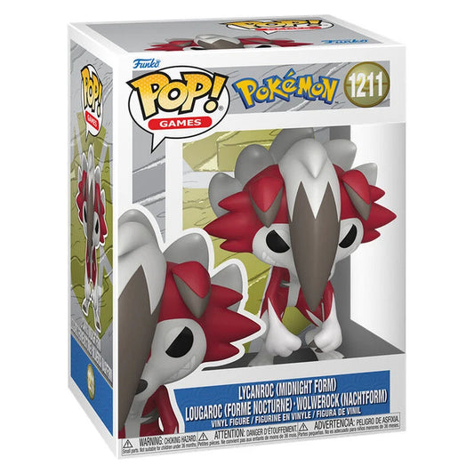 FUNKO POP pokemon Lycanroc forma nocturna