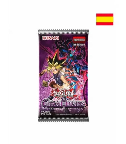 Booster Box Display 24 Sobres Chaos Origins Español Yu-Gi-Oh - sobre individual