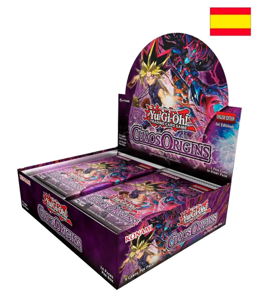 Booster Box Display 24 Sobres Chaos Origins Español Yu-Gi-Oh - caja completa