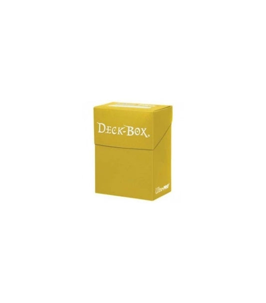 Caja de mazo Deck Box Solid Amarillo Ultra Pro