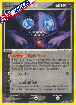 Sableye (DX 23) ingles EX