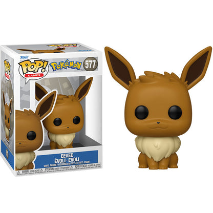 Funko POP Eevee #577 - Vista frontal con caja