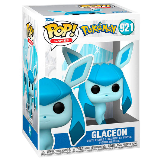 Funko POP Glaceon #921 - Vista frontal con caja