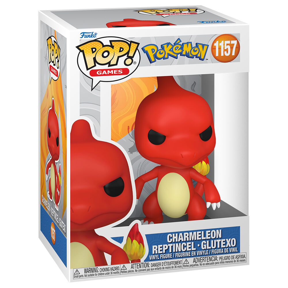 Funko POP Charmeleon #1157 - Vista frontal con caja