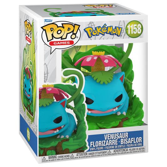 Funko POP Premium Venusaur #1158 - Vista frontal con caja